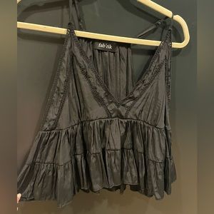 Black Flowy Tank Top